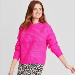 A New Day Fuchsia/Hot Pink Sweater